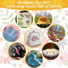 Sukh Tear Away Stabilizer - 100PCS Embroidery Stabilizer Embroidery Accessories Embroidery Fabric Square Embroidery Stabilizer for All Embroidery Crafts Hand Embroidery Lightweight Easy to Use