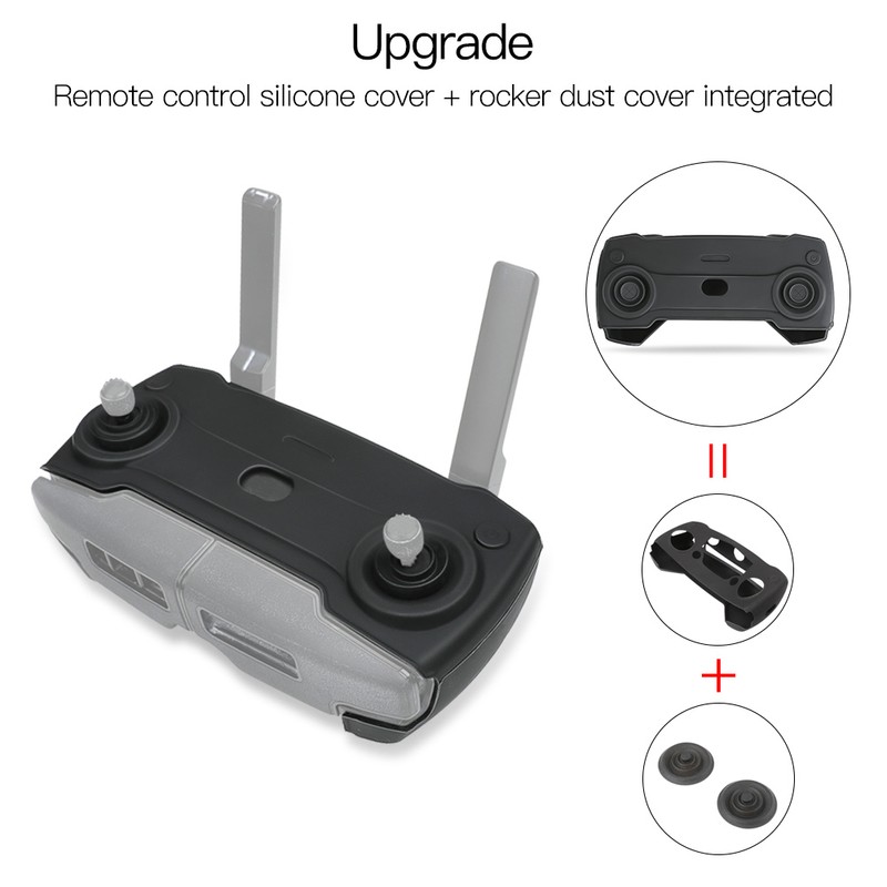 Black Silicone Drone Remote Control Protective Cover Controller Case RC