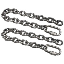 SeaSense Stainless Steel Safety Chain 5/16-Inch x 24-Inch with Quick Link, 2 Piece