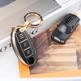 [Unhoke] Aura Key Case, Notebook, Key Cover, Intelligent Serena, Elgrand Skyline, March, Cube, Notebook, Radio, Smart Key Case, Key Holder, TPU, 3 Buttons, Stylish, Luxury, Lightweight,