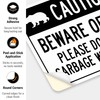 Caution Beware of Bears Please Do Not Dump Garbage When