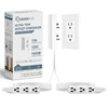 SakerPlus Outlet Concealer Power Strip-Outlet Cover Extender with 3AC Outlets-5ft