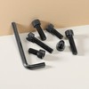 WZHUIDA 1080 Piece M2 M3 M4 M5 Screws Set, Black