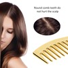 Hair Detangling Comb, Wide Tooth Comb for Curly Hair, No