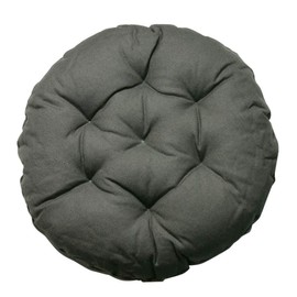 Levoberg Hocker bezug Grau, Sitzkissen rund, Hockerbezug rund Stretch aus Leinen, Memory Foam Kissenbezug, Dicke 7cm, rund Bar Bezug Durchmesser 30cm