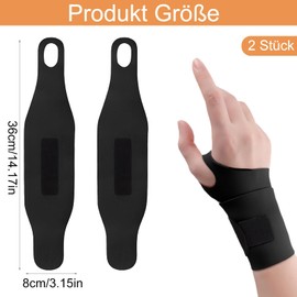 Handgelenk Bandagen, Handbandage Handgelenk, 2 Stück Handgelenkstütze Fitness ZubehöR, Karpaltunnel Bandage, Bandage Handgelenk Für Sport Fitness Hausarbeit Krafttraining