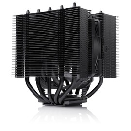 Noctua NH-D12L chromax.Black, Low-Height Dual-Tower CPU Cooler (120mm, Black)