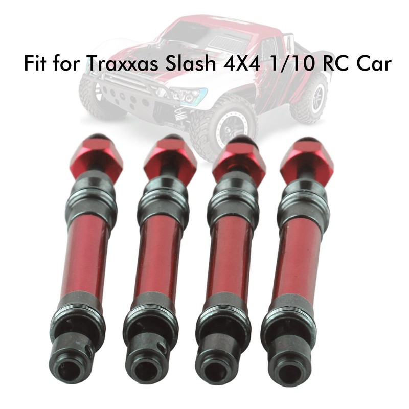 4Pcs CVD Front Rear Drive Shaft Metal Transmission Axle for