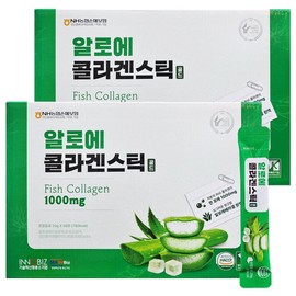 Douzone Health DUZON HEALTH Aloe Collagen Stick 26 packs / 더존건강 알로에 콜라겐 스틱 26포 X 2개 캐리어타입 알로에베라겔 피쉬콜라겐