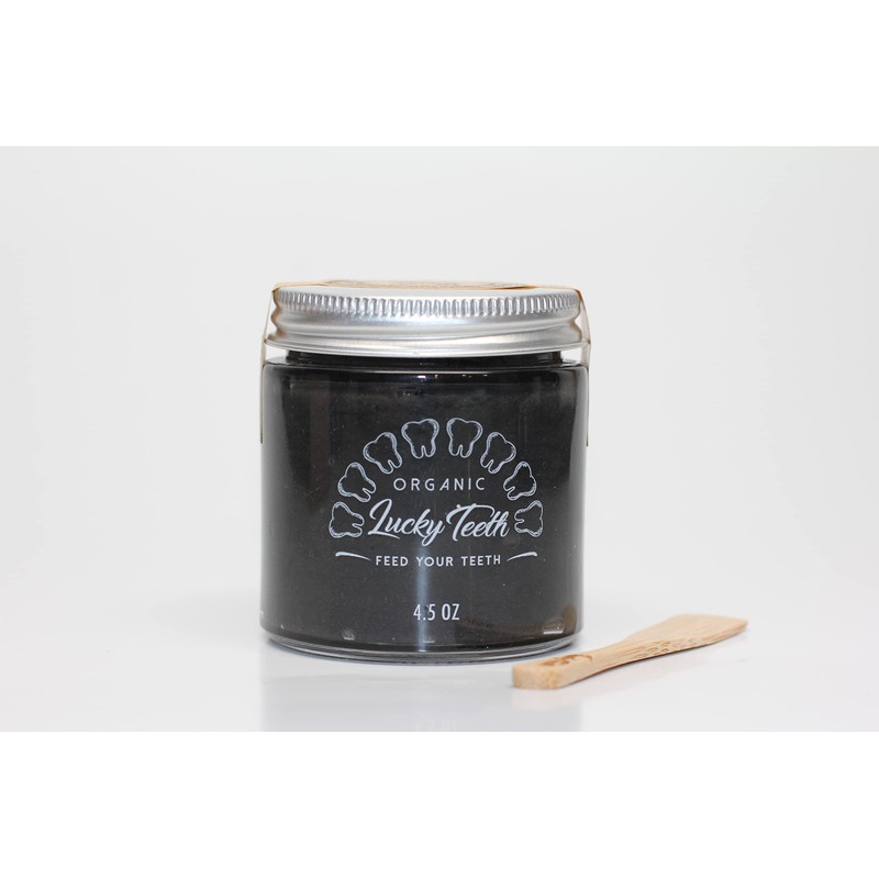 Charcoal Toothpaste Xtra Whitening Toothpaste- 4.5 oz Glass Bottle by
