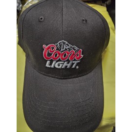 acme Beautiful Black  Coors Light Mens Cap/hat New