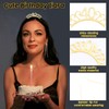 Dimetey 40th Birthday Sash and Tiara Set, Black and Gold,