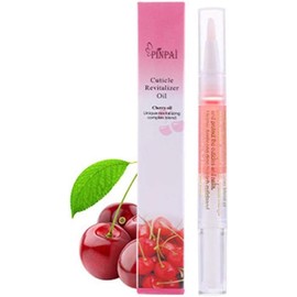 1 Bolígrafo de Aceite Nutritivo para Uñas, Tratamiento de Uñas, Revitalizador de Cutículas, Herramienta de Manicura Suavizante de Púas(cereza)