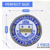 Unbranded University of Pittsburgh Logo Iron On Patch - Sew