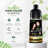 Herbishh Black Shampoo, Hair Dye Shampoo 3 in 1, 100%