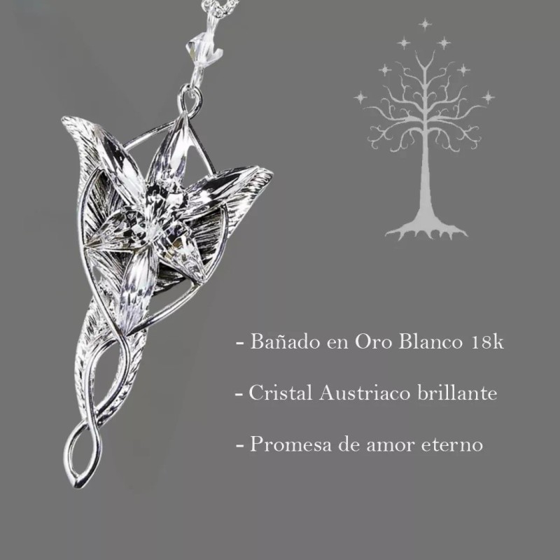 Dtup Collar De Arwen Amor Eterno Señor De Los Anillos