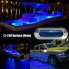 AOXLFU 20PCS Blue 12-24V LED Trailer Lights Side Marker Lights