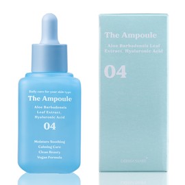 Derma Share The Ampoule Vegan Aloe Vera Leaf Hyaluronic Acid Moisture Soothing Non-irritating Serum 50ml / 더앰플 비건 알로에베라잎 히알루론산 수분 진정 무자극 세럼 50ml
