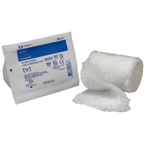 Covidien Kerlix Gauze Bandage Roll, Sterile in Soft Pouch ,