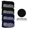 ZAKASA Non Slip Grip Socks for Men Non Skid Grippy