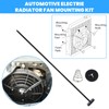2 Sets Automotive Fan Mounting Kit Radiator Fan Zip Ties