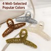 Claw Clips, Hair Claws Clip, Non-Slip Strong Hold Elegant Earthy