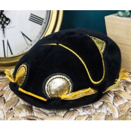 Ebros Black & Gold Egyptian God Atum Khepera Scarab Beetle Small Soft Plush Doll