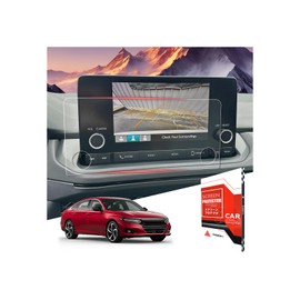 For 2023~2025 Honda Accord (LX/EX) 7 Inch Glossy Screen Protector - [More Clear& Smooth] - Mil-Grade 9H+ Tempered Glass - Touchscreen *1