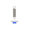METALLIXITY Extension Spring 0.4x4x20mm 5pcs Stainless Steel Tension Spring Wire