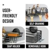 LEVERLOC Shower Caddy Suction Cup, 2 Pack suction shower shelf