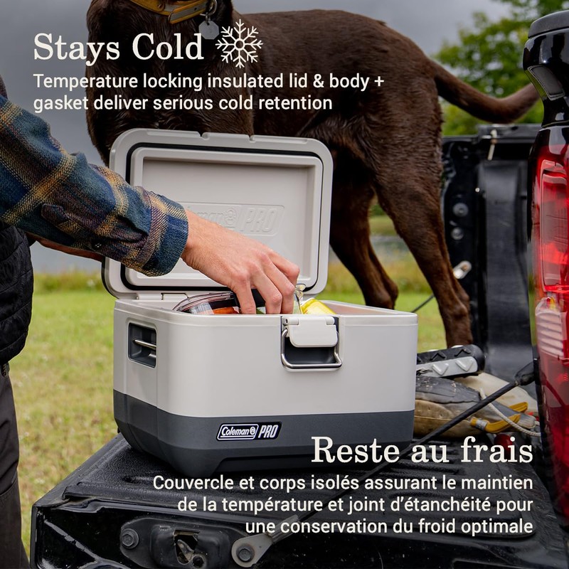 Coleman Pro Heavy-Duty 9qt Ultra-Light Premium Hard Cooler Lunchbox, Extra-Thick