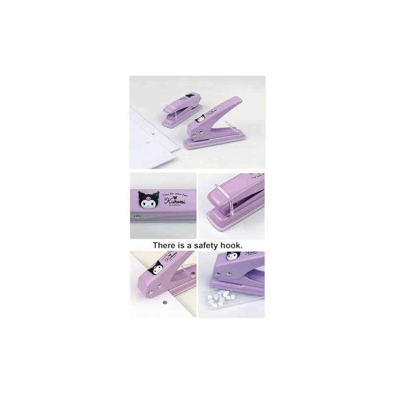 LENITH Animal Character Kuromi One Hole Punch, Hole Puncher, Low