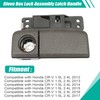 XQSMWF Gray Glove Box Lock Assembly Latch Handle Compatible with