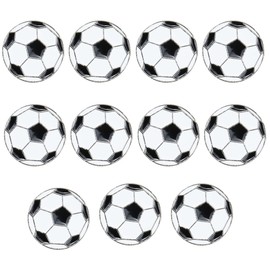 11 Piece Lapel Pin Set with Football Soccer Logo Lapel Lapel Brooch Backpack Scarf Iron, Iron