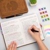 RETTACY Thick A5 Lined Notebook, Leather Hardcover, Notepad, with 320