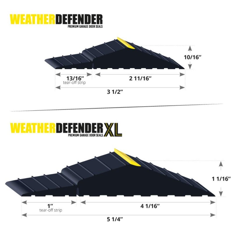 10'6"/3.2m Weather Defender® XL | Ultimate Garage Door Threshold Seal