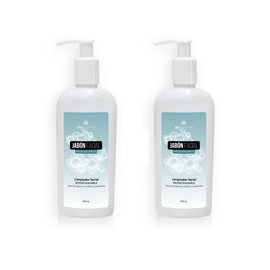 Jabón facial hipoalergénico para piel rosácea set de 2 Beohemp
