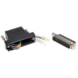 Aptii 25 way male DB25 to RJ45 8 pin socket modular adapter