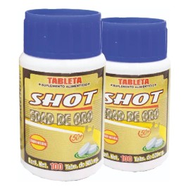 Kit Suplemento Alimenticio Shot Max Edad Oro Sabor
