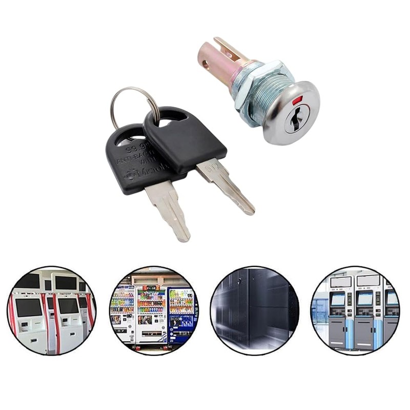 NYGHMY 2 Pcs Cabinet Locks with Keys, Toolbox Lock, Universal