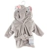 Hudson Baby - Albornoz Animal Plush, Bonito Elefante, 0-9 meses