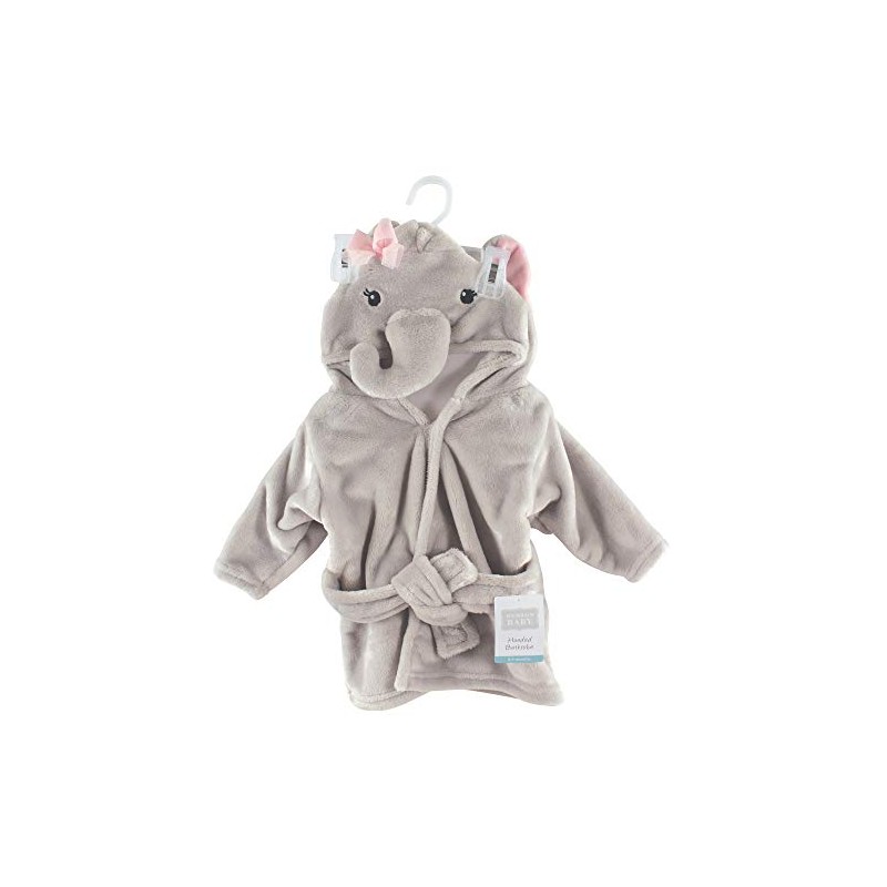 Hudson Baby - Albornoz Animal Plush, Bonito Elefante, 0-9 meses