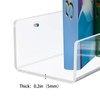 NIUBEE Kids Acrylic Floating Bookshelf 36 Inch,Clear Invisible Wall Bookshelves