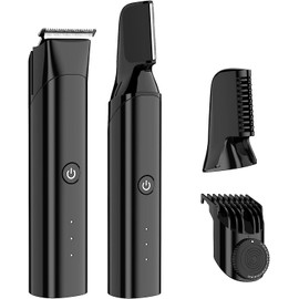  Eargoovell Men's 2023 Model VIO Shaver, Reciprocating Type, 15 Adjustable Levels, 0.06 - 0.7 inches (1 - 17 mm) Length, Remaining Statue Display, Automatic Polishing, IPX7