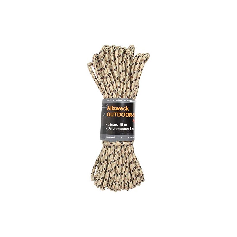 normani Sturdy Polypropylene Rope Maximum Load 250 kg Universal Use,