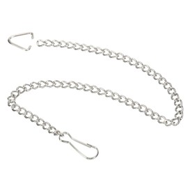 MECCANIXITY Toilet Flappers Chain, 30cm Toilet Handle Lever Lift Flush Replacement Oval Link, 304 Stainless Steel Pack of 3