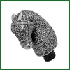 Motoforti Silver Gray Horse Head Manual Gear Shift Knob Long-lasting