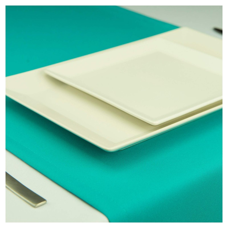 StoffTex Tablecloth, Table Runner, Table Linen, Table Decoration, Tablecloth (Turquoise,