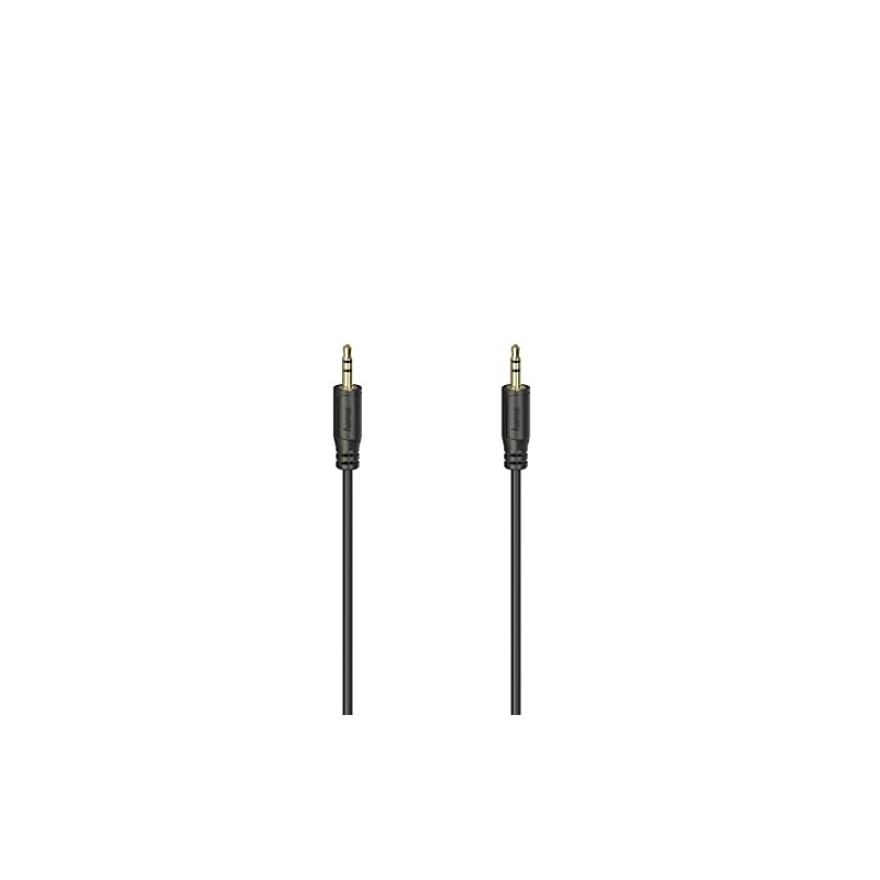Hama Flexi-Slim Audio Cable Jack 3.5 mm / F Plug