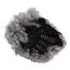 Curly Gray Short Afro Wig Synthetic Hairstyles Grey Black Short